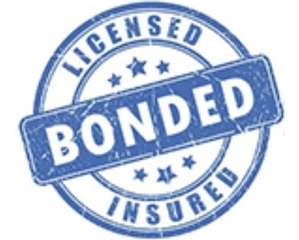 Licensed, Bonded and Insured badge